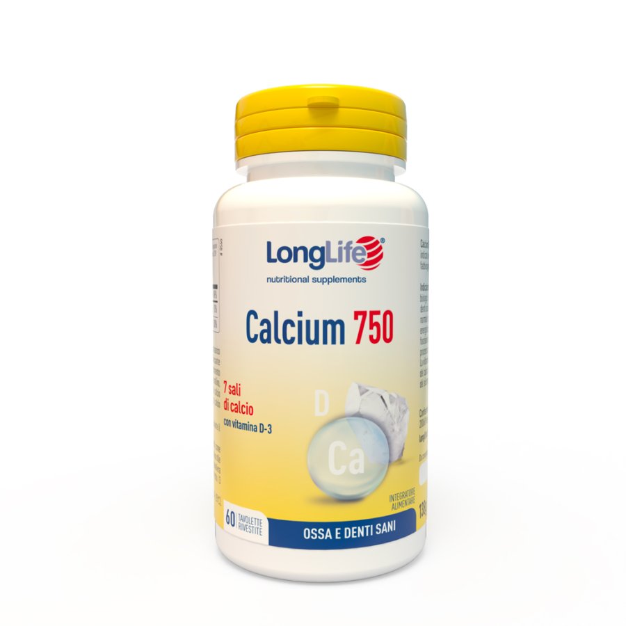 Longlife, Calcium 750 Mg, 60 Tavolette