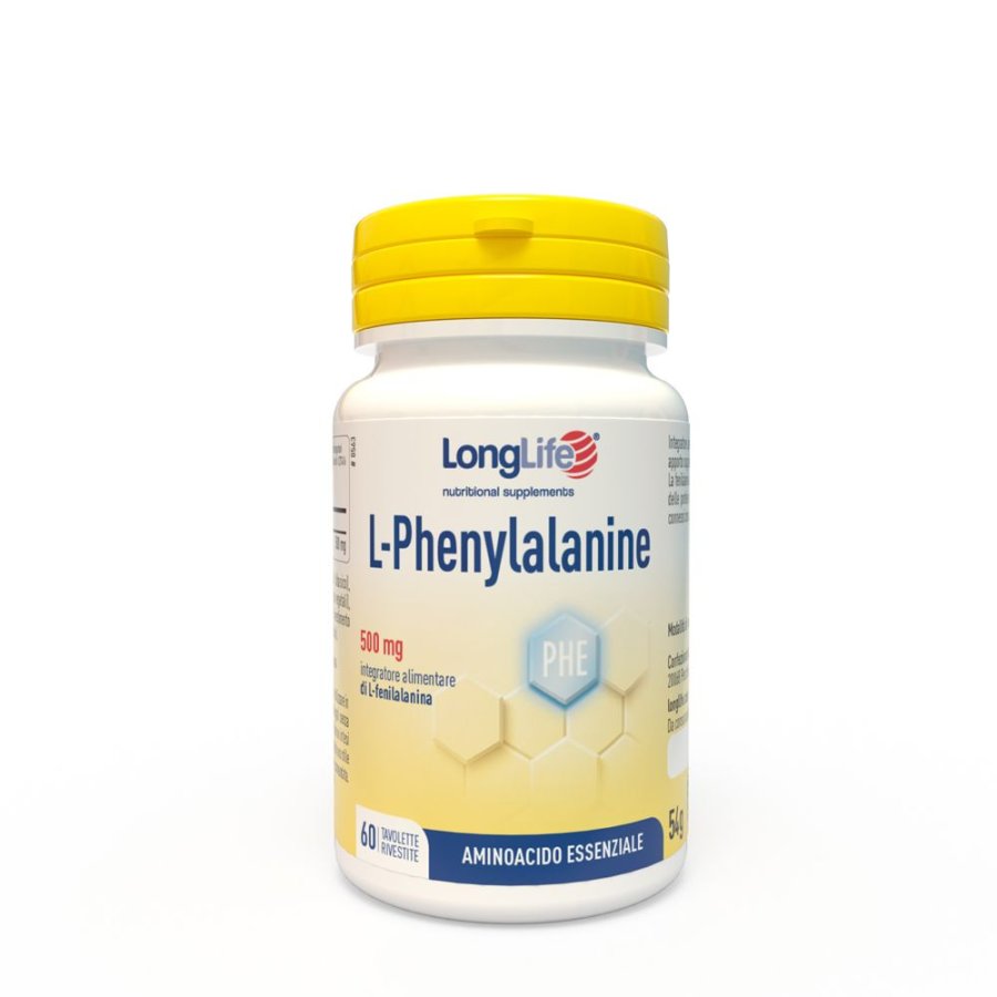 LongLife L-Phenylalanine, 60 Tavolette