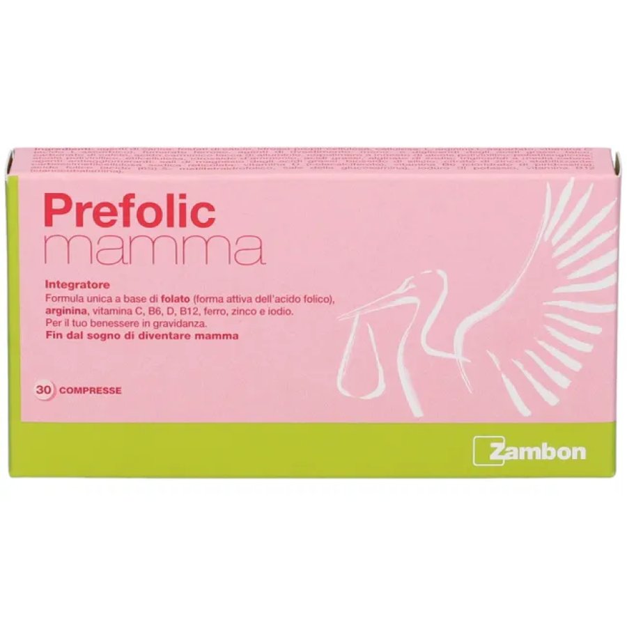Zambon Prefolic Mamma Integratore Periodo Pre e Periconcezionale, 30 Compresse