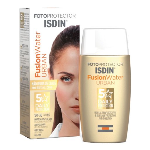 Isdin Fotoprotector Fusion Water Urban Viso SPF30 50ml: Fotoprotezione Solare Ultra Leggera Quotidiana