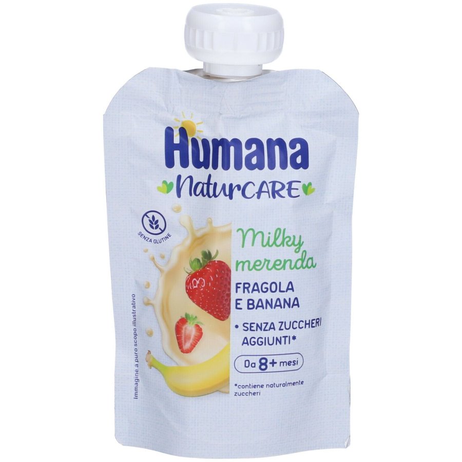 Humana, Milkymerenda Fragola e Banana, 100 g