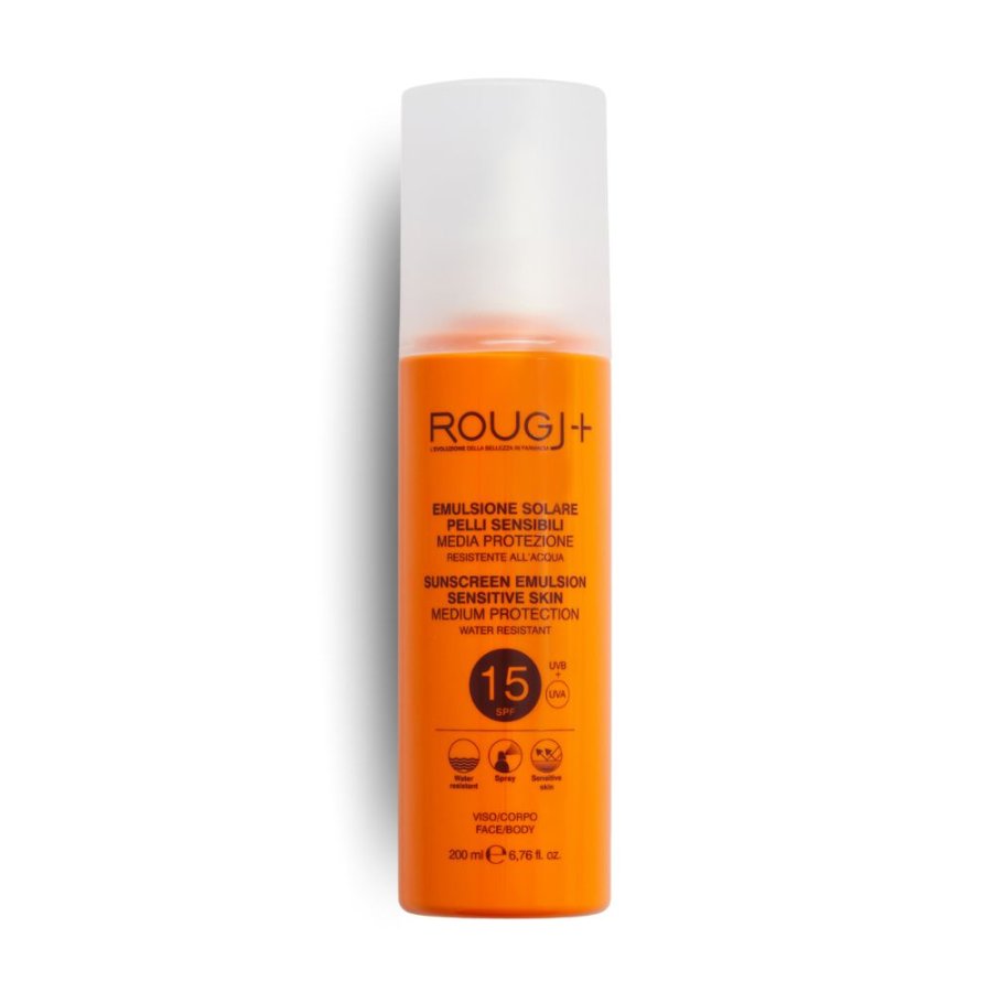 Rougj Solare Emulsione Pelli Sensibili SPF15 200ml