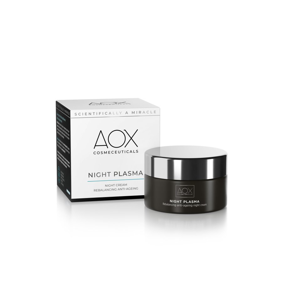 AOX Night Plasma, Crema Notte Anti-Age, 50 ml
