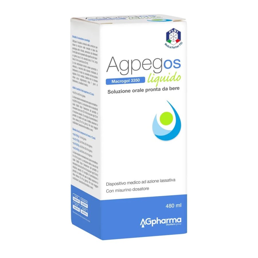 Ag Pharma, Agpeg OS Macrogol 3350 Liquido, 480 ml