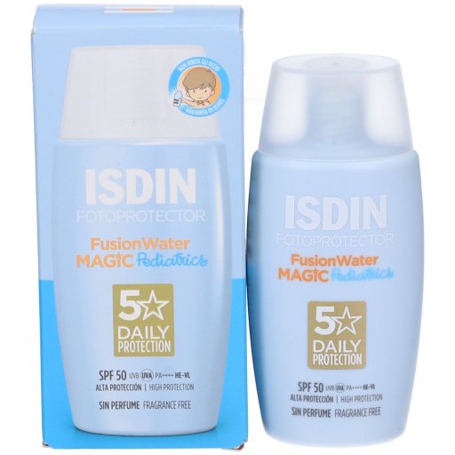 Isdin Fusion Water Pediatrics 50 ml – Fotoprotettore Bambini SPF 50, Alta Protezione Solare UVA/UVB