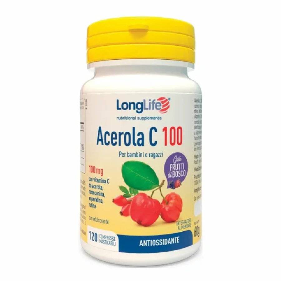 LongLife, Acerola C100, 120 Compresse