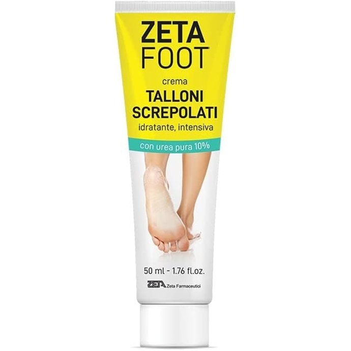Zeta Foot Crema Idratante per Talloni Screpolati 50ml - Trattamento per la Cura dei Piedi Secchi e Screpolati