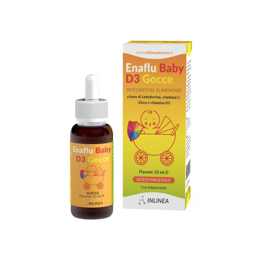 Enaflu Baby D3 Gocce, 10 ml Enaflu Baby D3 Gocce, 10 ml