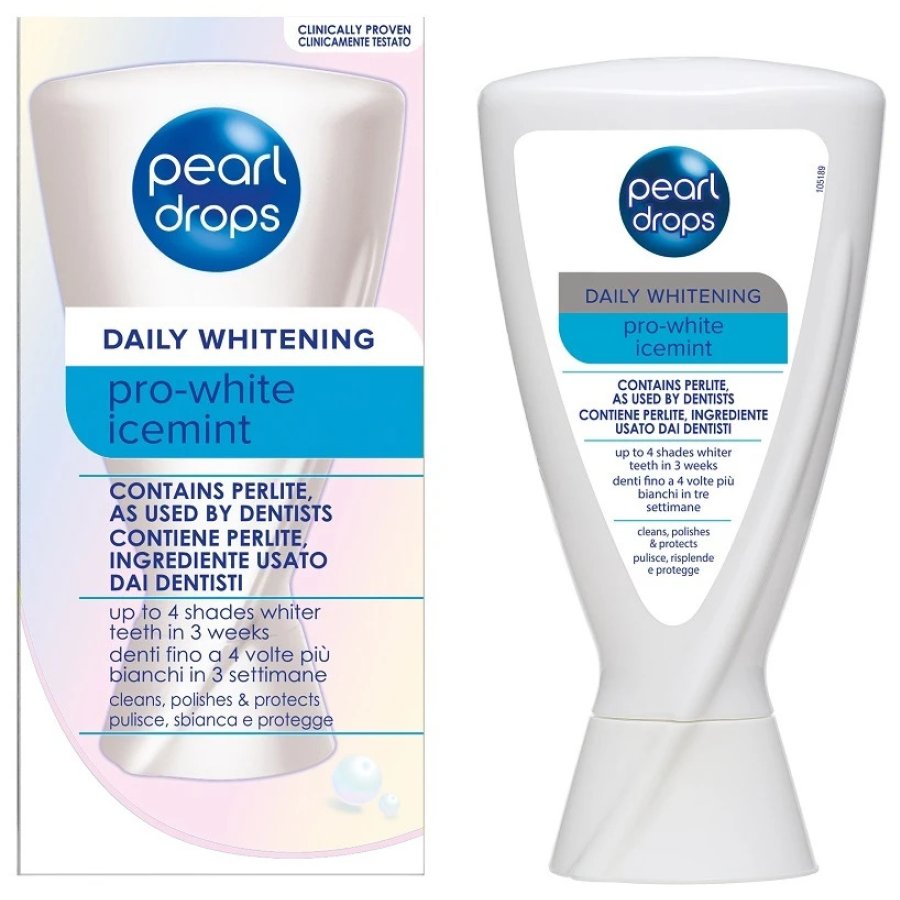 Pearl Drops Pro White Icemint Dentifricio Sbiancante, 50 ml Pearl Drops Pro White Icemint Dentifricio Sbiancante, 50 ml