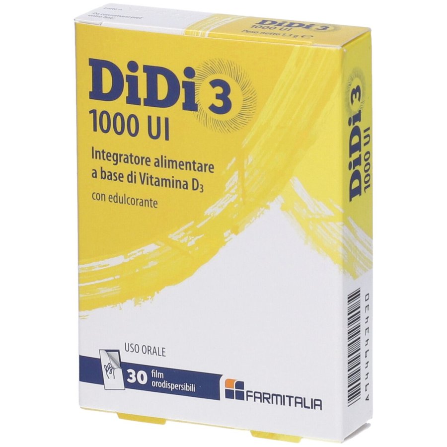 Didi3 1000 UI, 30 Film Orodispersibili Didi3 1000 UI, 30 Film Orodispersibili