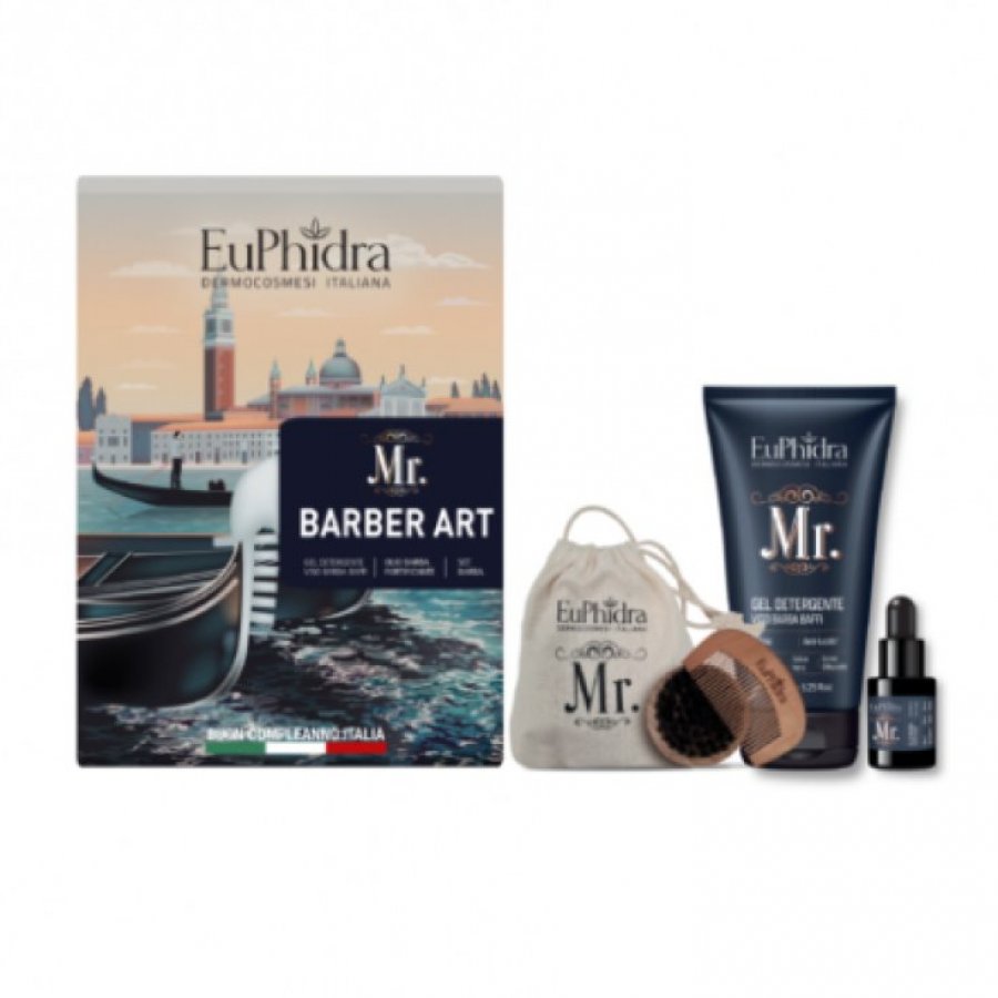 Euphidra Mr Barberart Cofanetto per Barba Perfetta - Kit Completo per la Cura della Barba