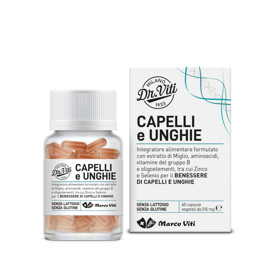 Capelli/Unghie 60 Compresse - Fortificante con Biotina e Collagene