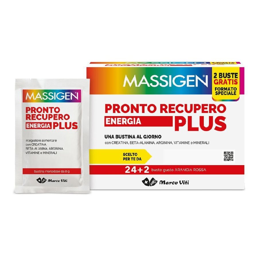 Massigen, Pronto Recupero Energia Plus, 24+2 Bustine