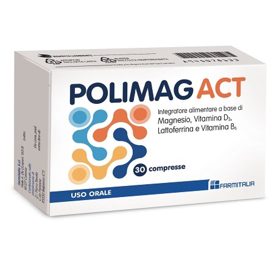 Polimag Act, 30 Compresse Polimag Act, 30 Compresse