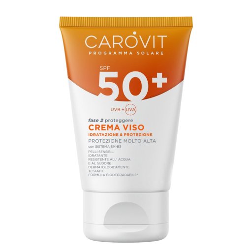 Carovit Programma Solare Crema Viso SPF50+, 50 ml