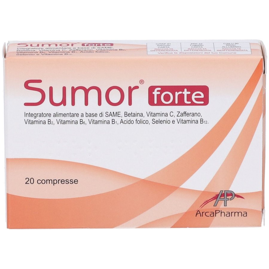 Sumor Forte Integratore Alimentare 20 Compresse – Supporto Avanzato Umore, Energia e Benessere