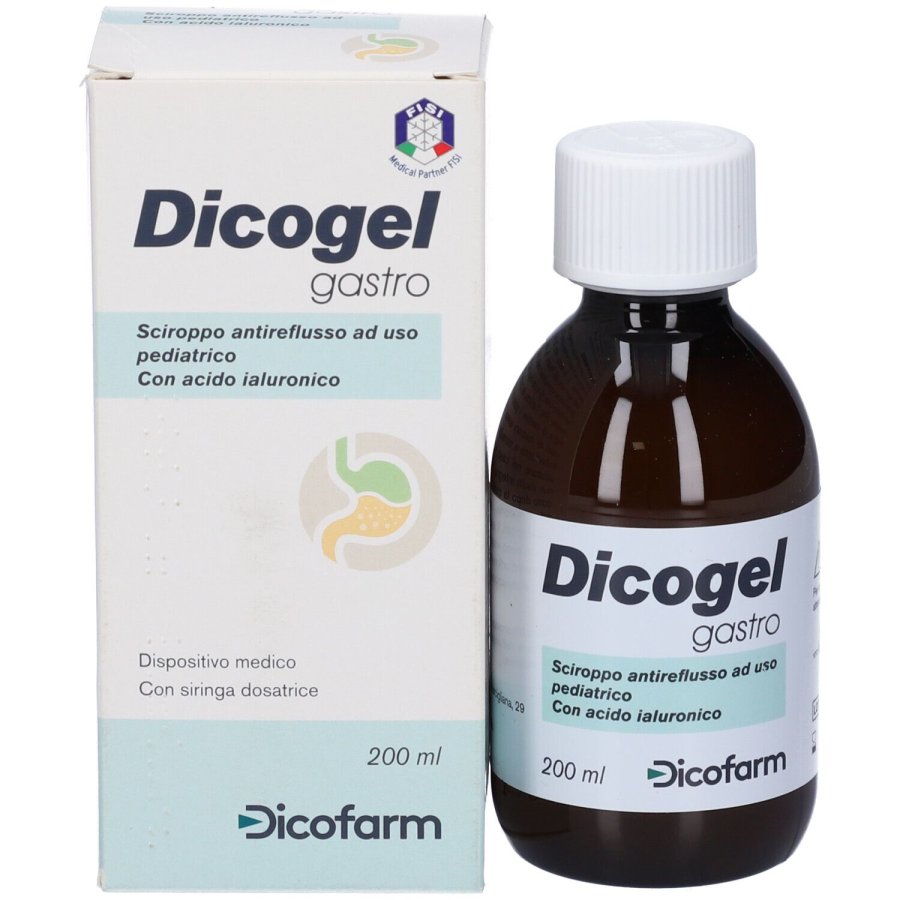 Dicogel, Gastro Sciroppo Antireflusso Pediatrico, 200 ml