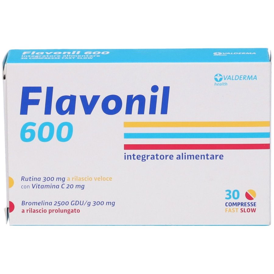 Valderma, Flavonil 600, 30 Compresse