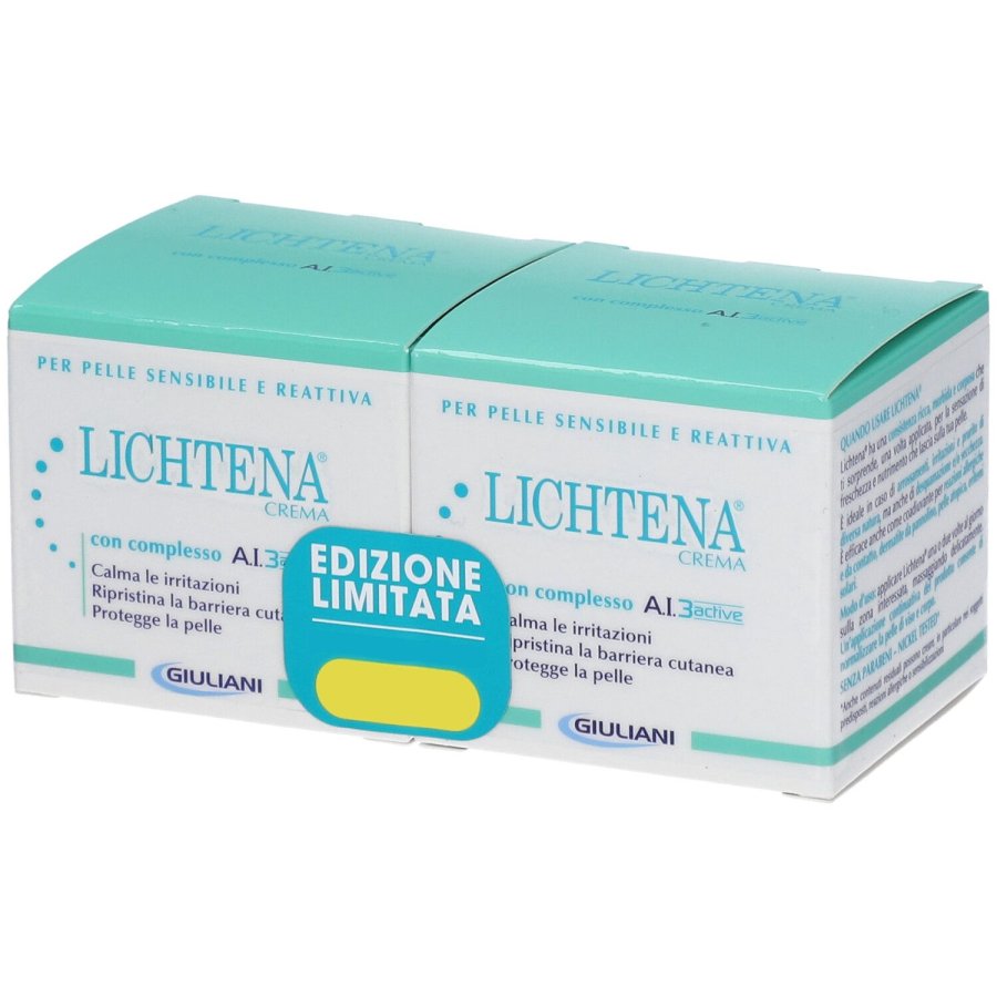 Lichtena Crema pelli sensibili e reattive, 2 x 50 ml