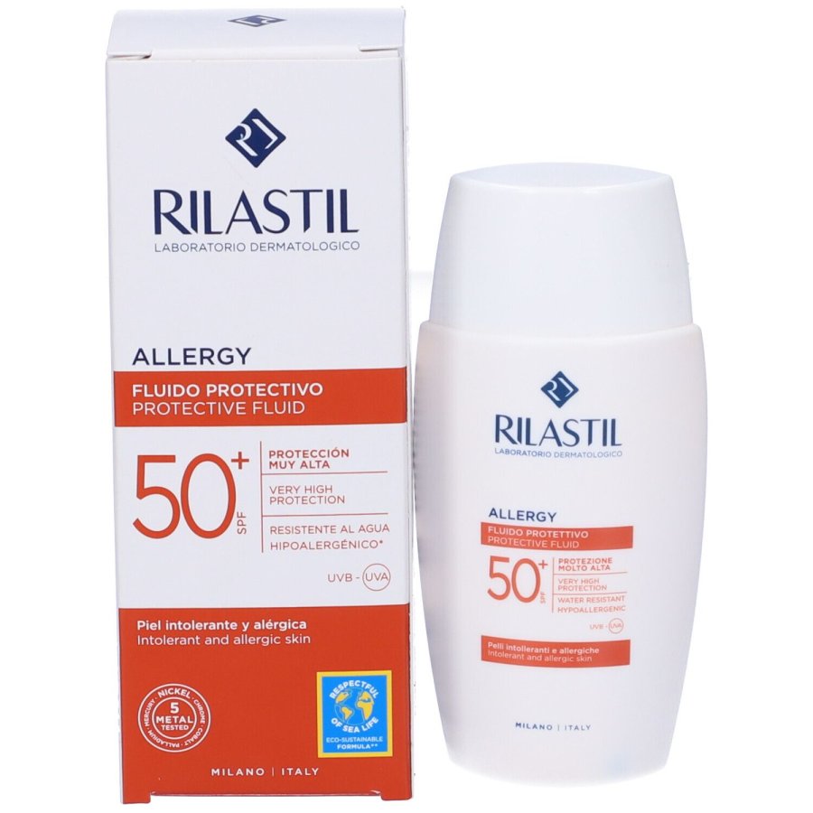 Rilastil Allergy per Pelle Intollerante al Sole SPF50+, 50ml