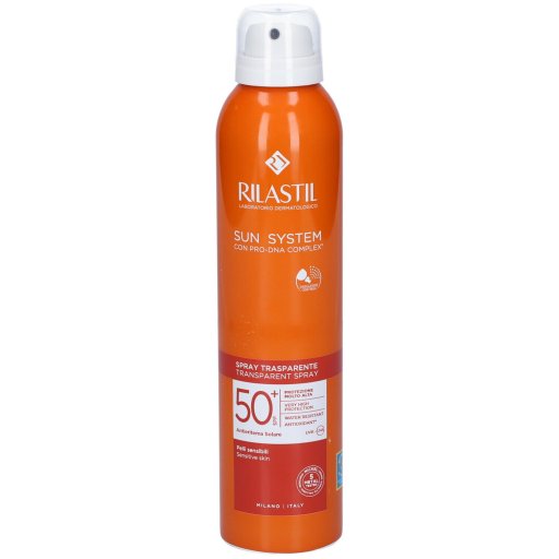 Rilastil Sun System Spray Trasparente Solare SPF 50+ Corpo 200ml