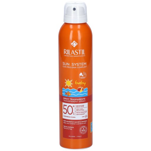 Rilastil Sun System Baby Spray Trasparente Solare SPF50 Corpo 200ml