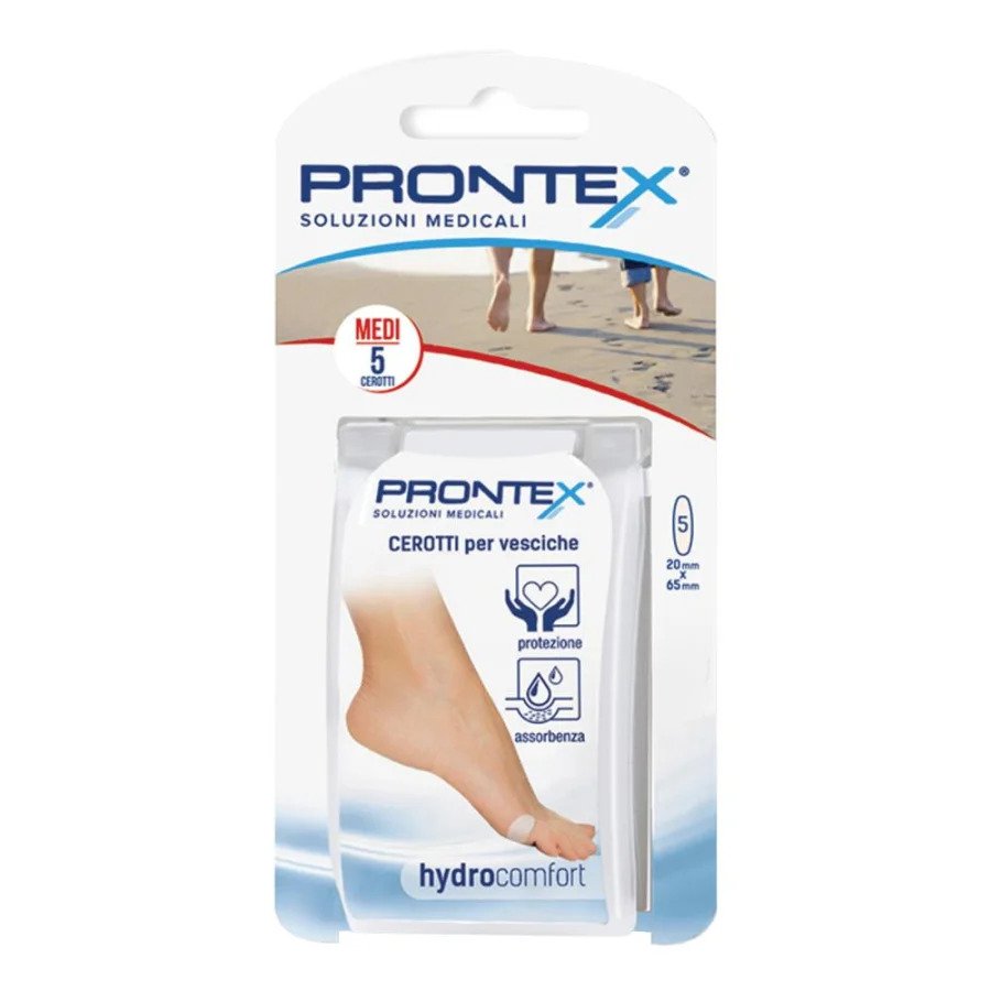 Hydrocomfort Cerotti Vesciche, 5 Pezzi 20 x 65 mm Hydrocomfort Cerotti Vesciche, 5 Pezzi 20 x 65 mm