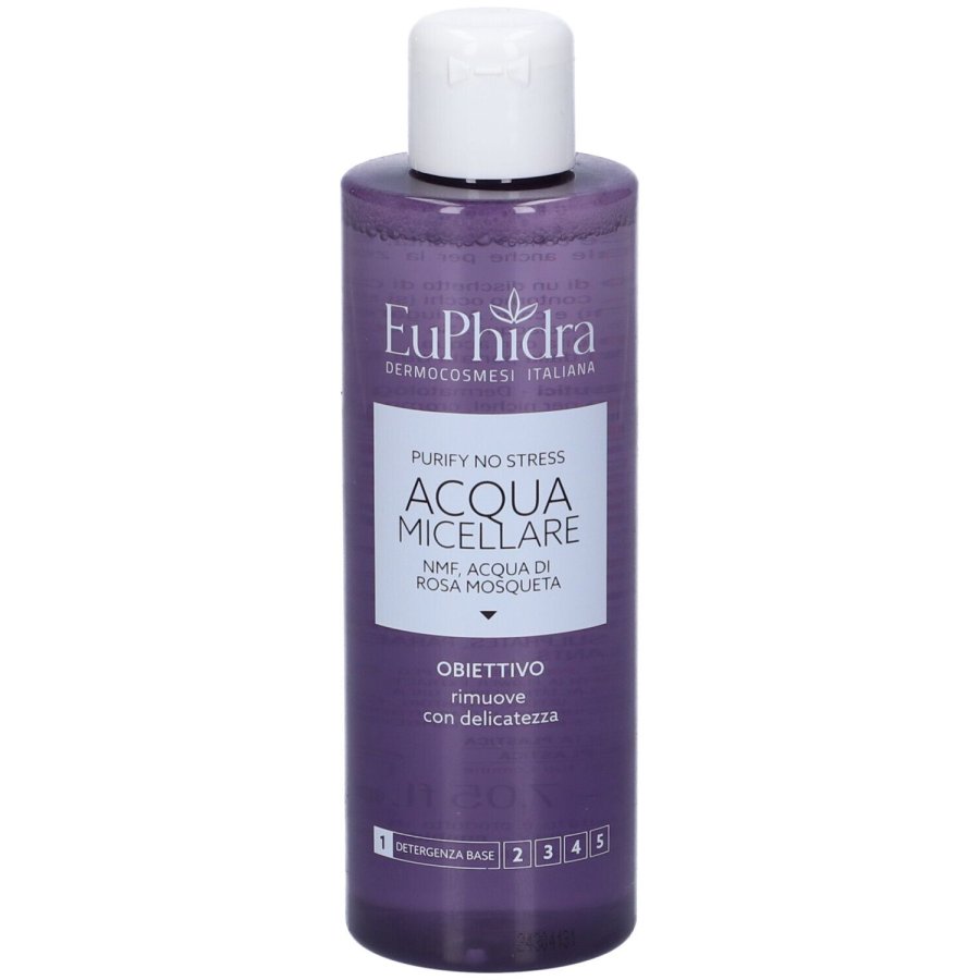 Euphidra, Acqua Micellare Purify No Stress, 200 ml