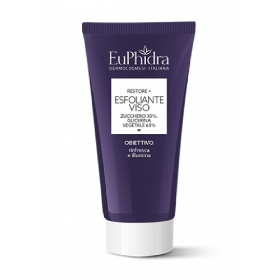 Euphidra Restore+ Trattamento Esfoliante Viso 75ml - Esfoliazione Efficace e Idratazione Profonda