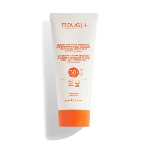 Rougj Solare Kids Crema SPF50+ 200ml - Protezione Solare per Bambini ad Alta Efficienza