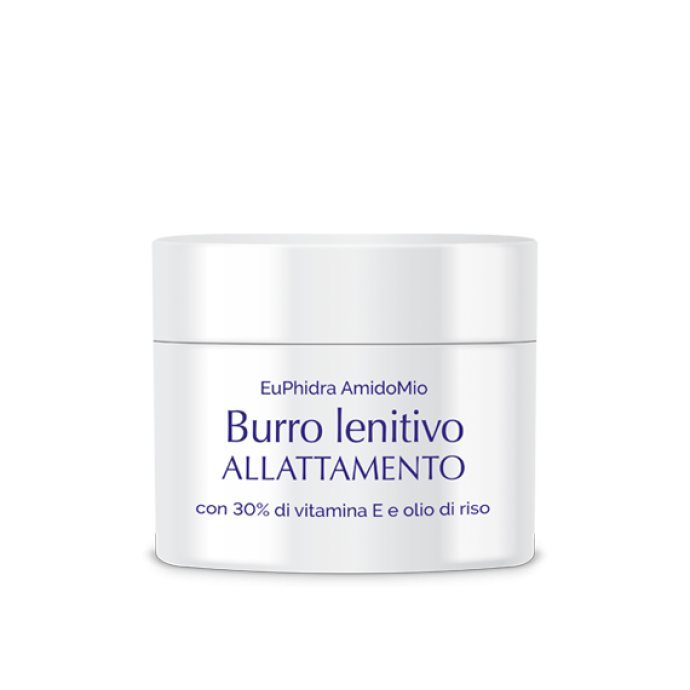 Euphidra Amido Mio Burro Lenitivo Allattamento 50ml - Cura naturale per la pelle sensibile durante l'allattamento