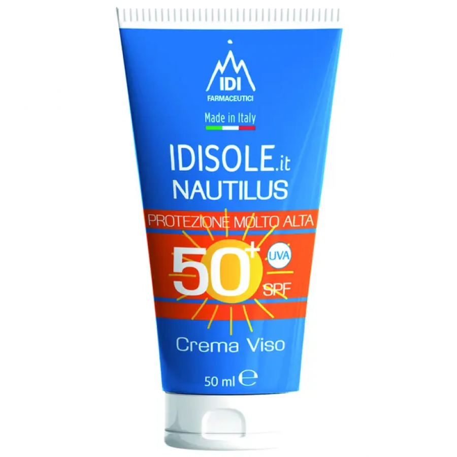Idisole-IT Nautilus Protezione Solare Molto Alta SPF 50+ Crema Viso 50 ml