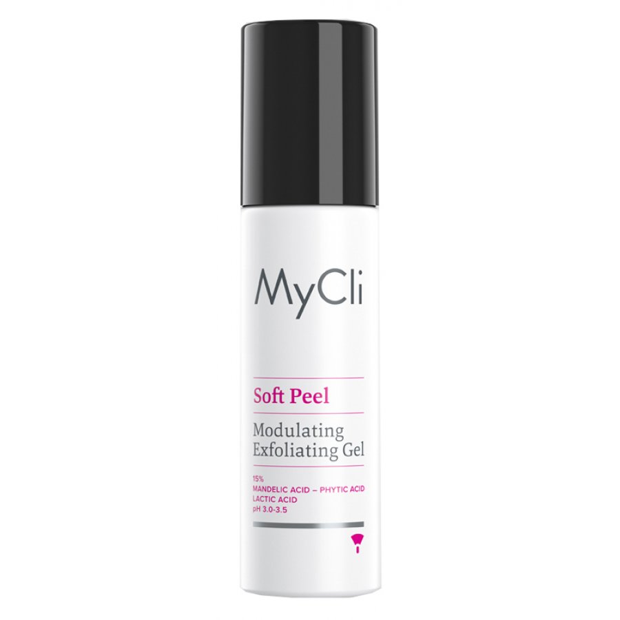 Mycli Soft Peel Gel Esfoliante Viso Modulato 50ml - Peeling Viso con Acido Mandelico al 30%