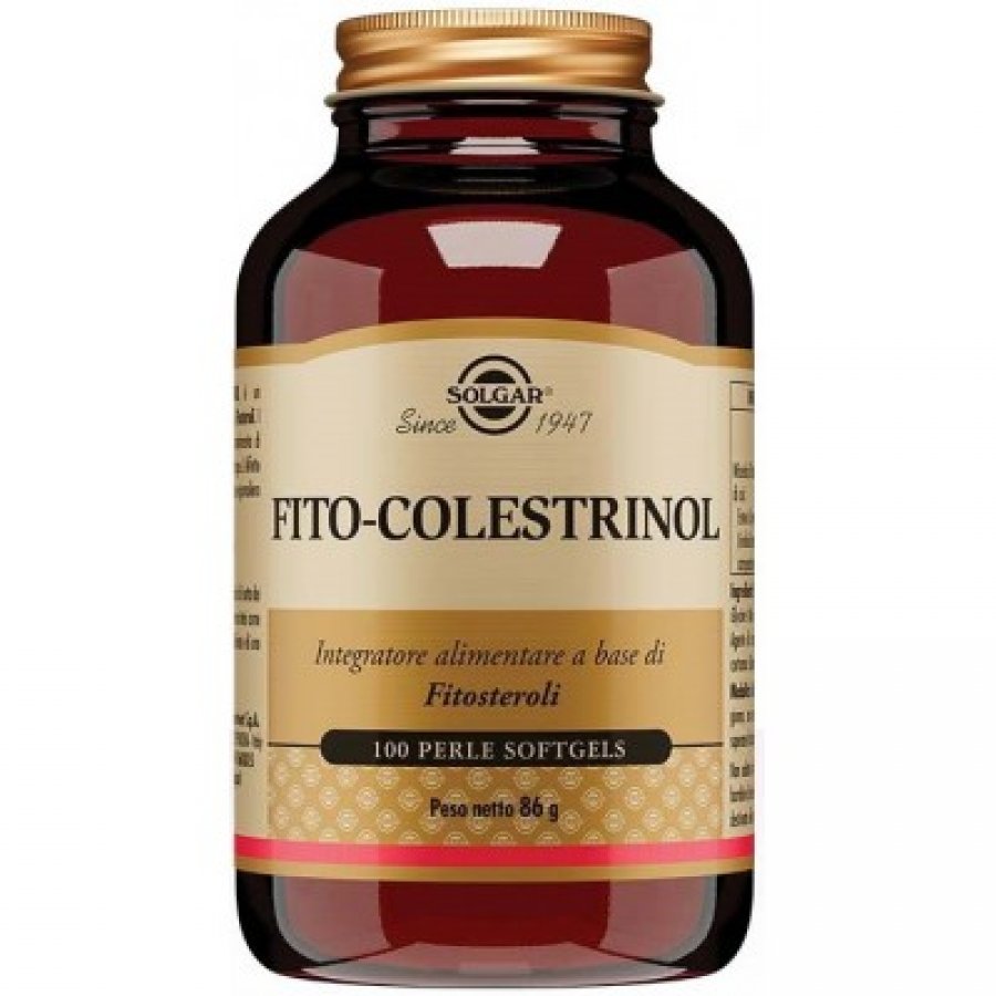 Solgar - Fito-Colestrinol 100 Perle Softgels - Integratore Naturale per il Controllo del Colesterolo