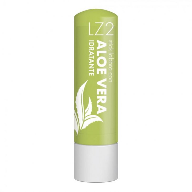 Lz2 Stick Labbra Aloe Vera e Vitamina E - Idratante per Labbra Secche - 5ml