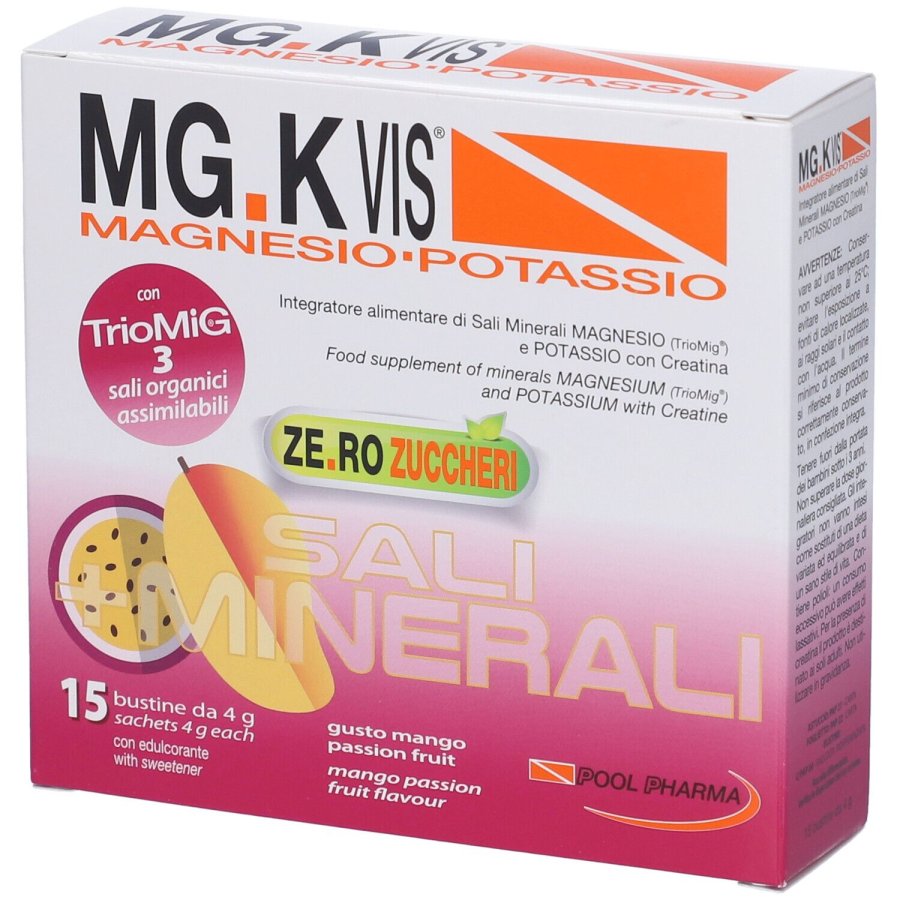 MG.K Vis, Magnesio e Potassio, 15 Bustine 