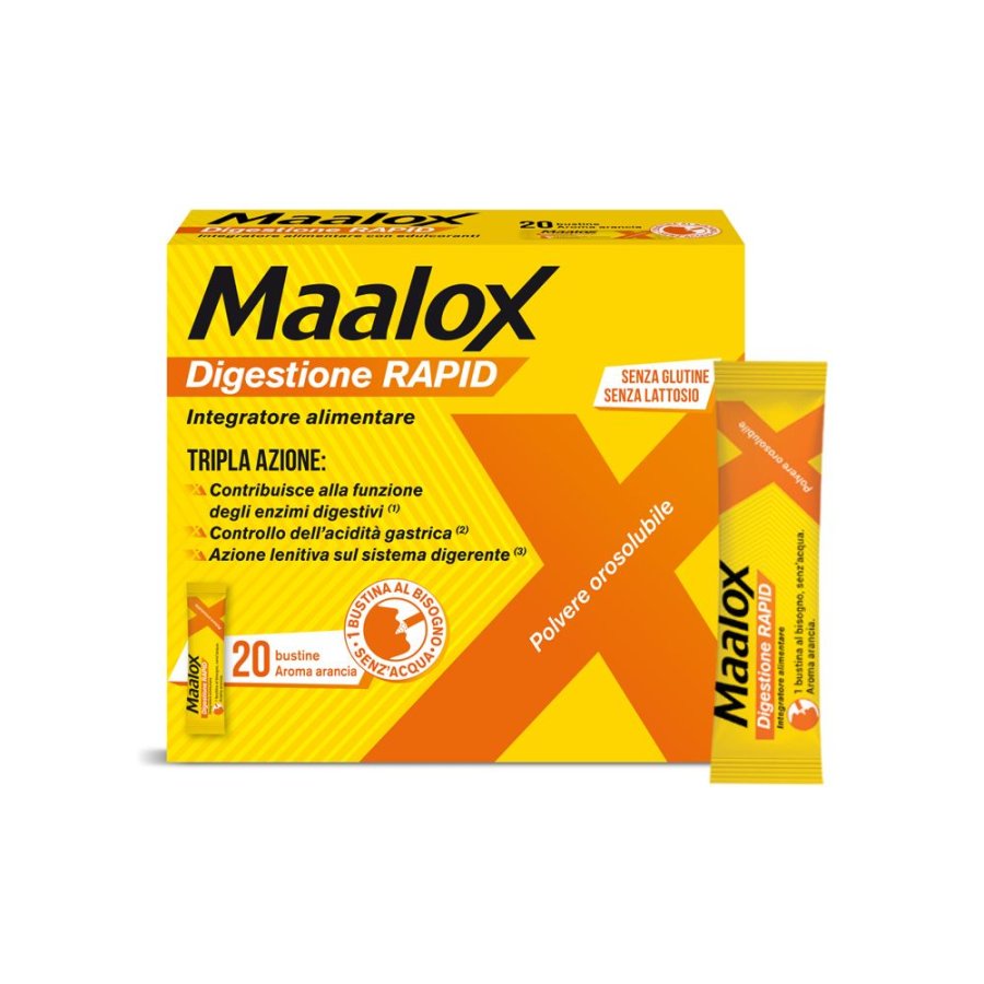Maalox Digestione RAPID, 20 bustine Maalox Digestione RAPID, 20 bustine