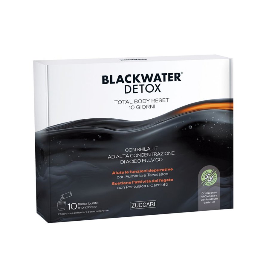Zuccari, Black Water Detox, 10 Bustine