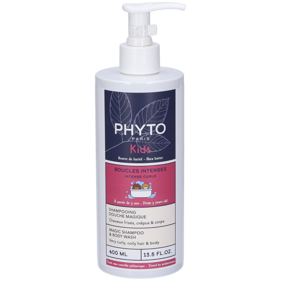 Phyto Kids Ricci Intensi Shampoo Doccia Magico 400ml