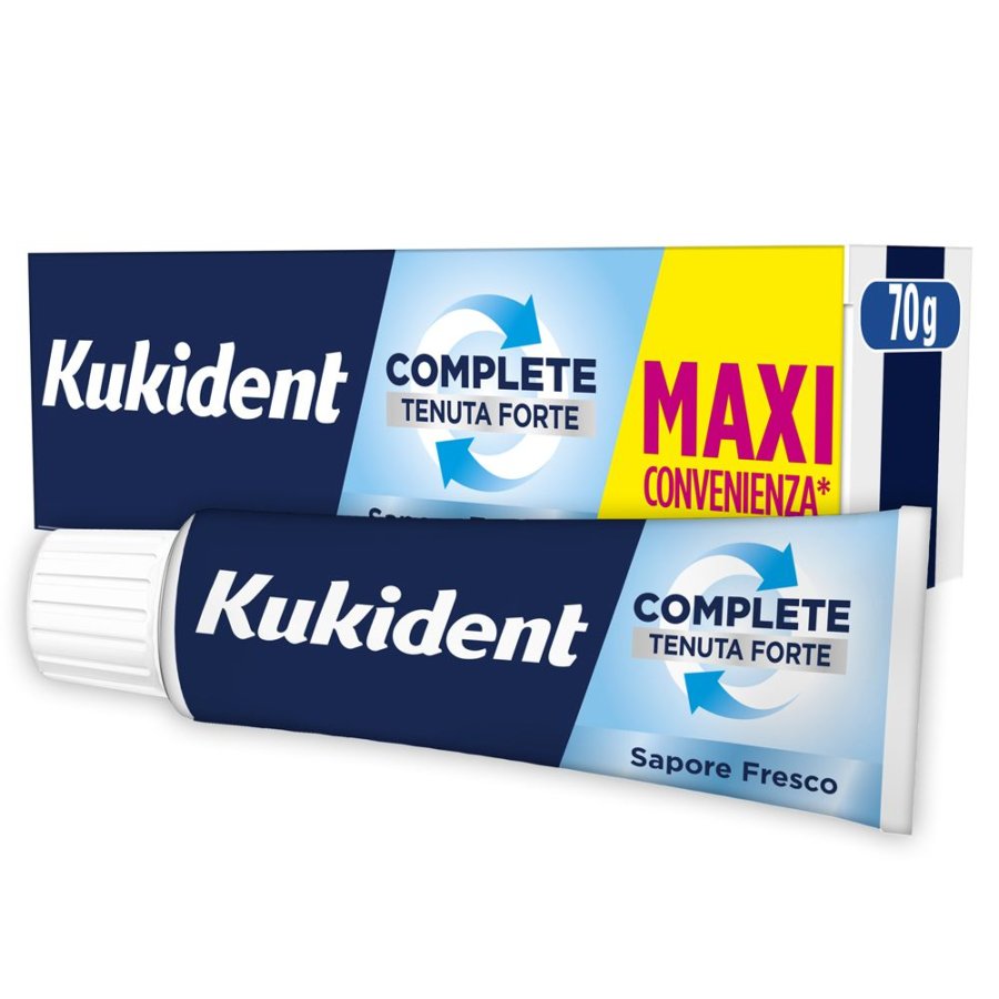 Kukident Complete Fresco Crema Adesiva per Dentiere, 70 g&nbsp;