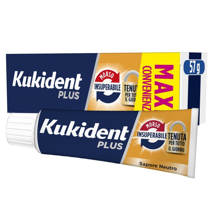 Kukident Plus Morso Insuperabile Crema Adesiva, 57 g&nbsp;