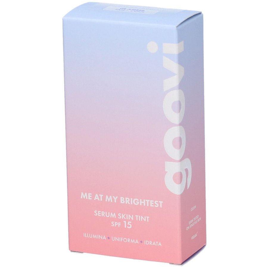 Goovi Me At My Brightest Siero Skin Tint SPF15 08 Amber, 30 ml Goovi Me At My Brightest Siero Skin Tint SPF15 08 Amber, 30 ml