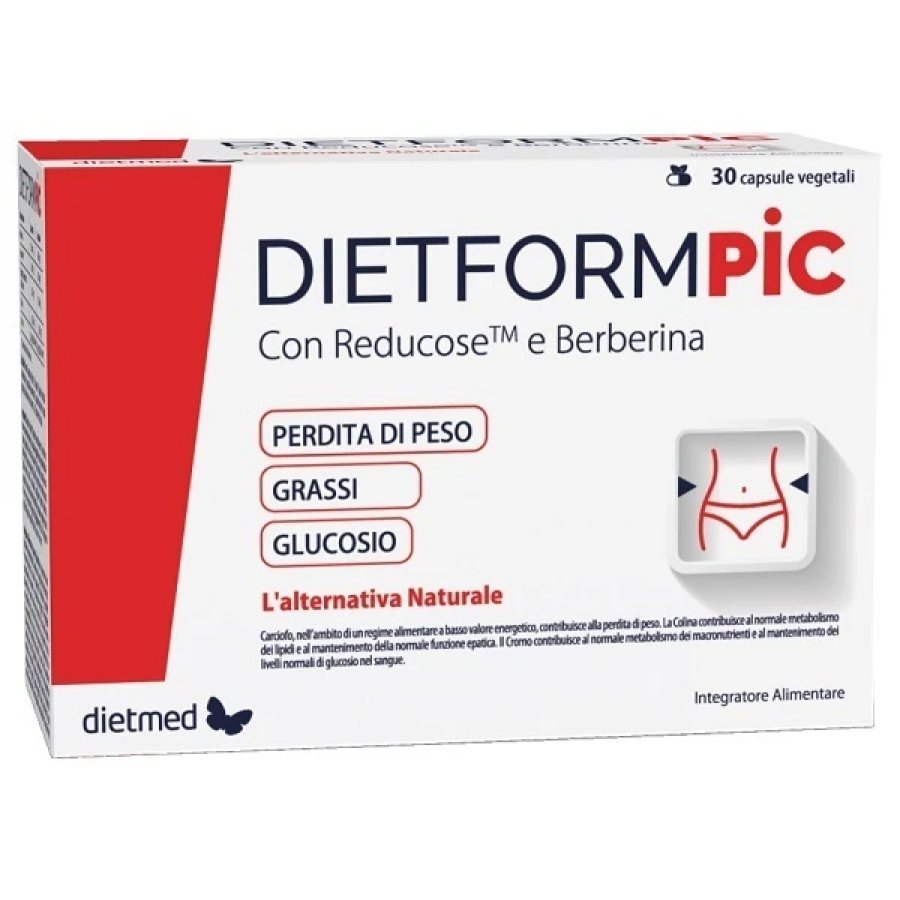 DietFormPic, Integratore Alimentare, 30 Capsule Vegetali