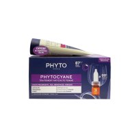 Phytocyane Kit Donna Caduta Progressiva, 12 Fiale 5 ml + Shampoo 100 ml