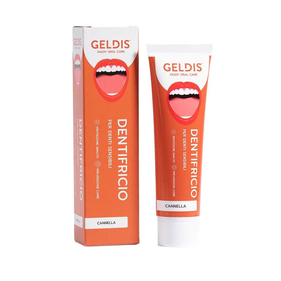 Geldis Dentifricio Denti Sensibili Cannella, 100 ml