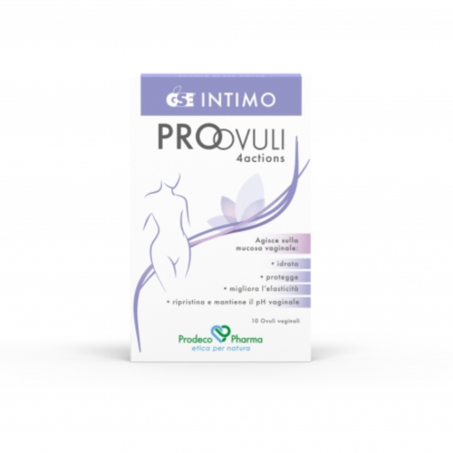 GSE Intimo Pro Ovuli -  4actions 10 Ovuli Vaginali - Secchezza Vaginale
