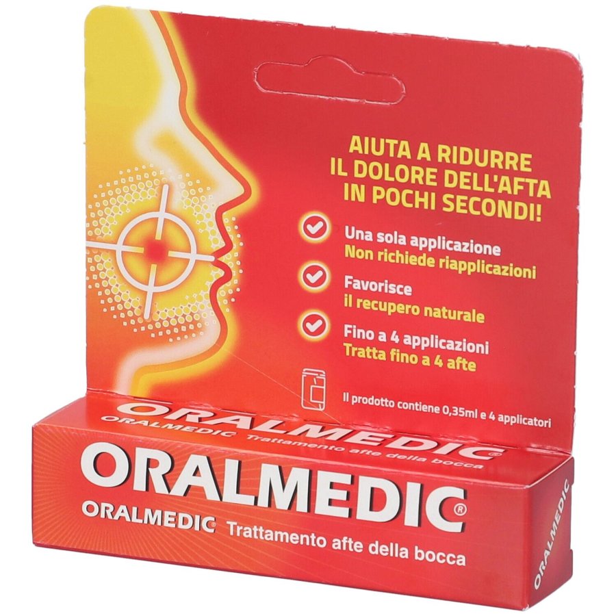 Oralmedic Liquido Trattamento Afte, 0,35 ml Oralmedic Liquido Trattamento Afte, 0,35 ml
