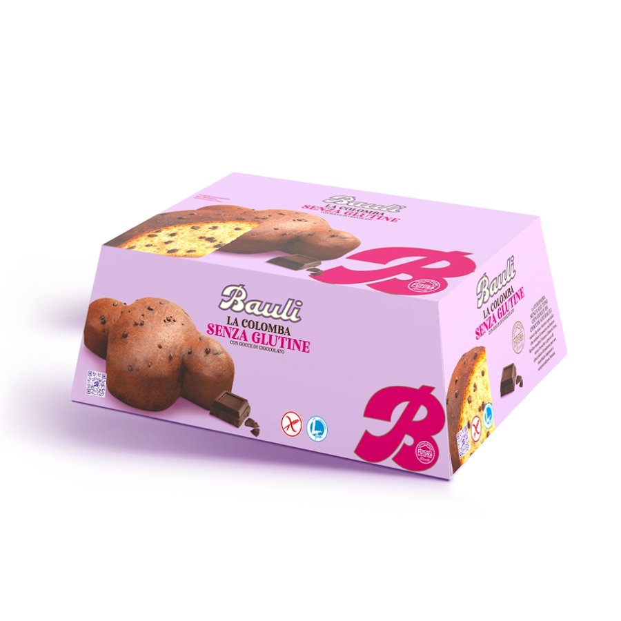Doria Colomba Pasquale Senza Glutine con Gocce di Cioccolato, 450 g