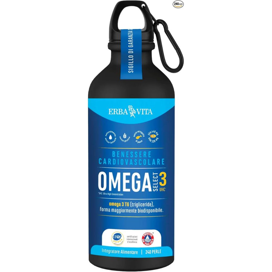 Erba Vita, Omega Select 3 UHC, 240 perle