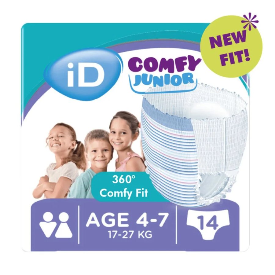 Serenity iD Comfy Junior Pants 4-7 anni, 14 mutandine 